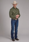 Roper Men Plaid - Broken horn