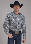 Roper Men Plaid - Broken horn