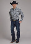 Roper Men Plaid - Broken horn