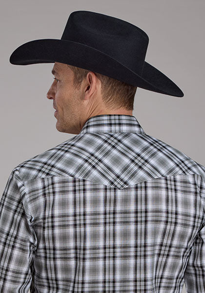 Roper Men Plaid - Broken horn