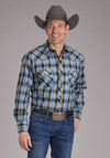 Roper Men Plaid - Broken horn
