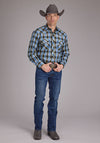 Roper Men Plaid - Broken horn