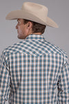 Roper Men Plaid - Broken horn