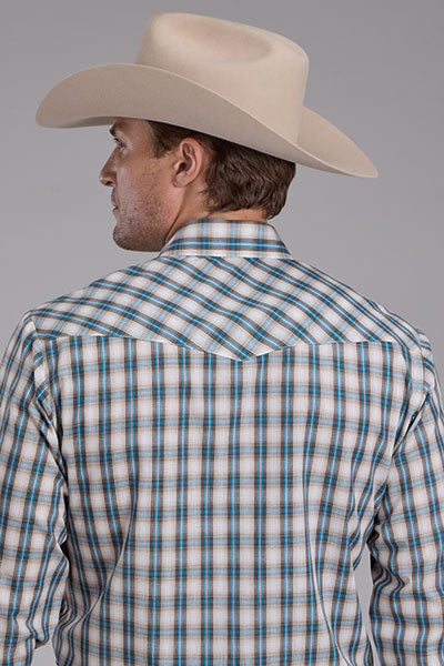 Roper Men Plaid - Broken horn