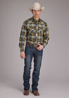 Roper Men Plaid - Broken horn