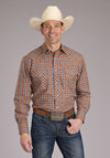 Roper Men Plaid - Broken horn