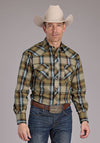 Roper Men Plaid - Broken horn