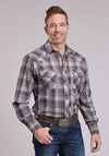 Roper Men Plaid - Broken horn