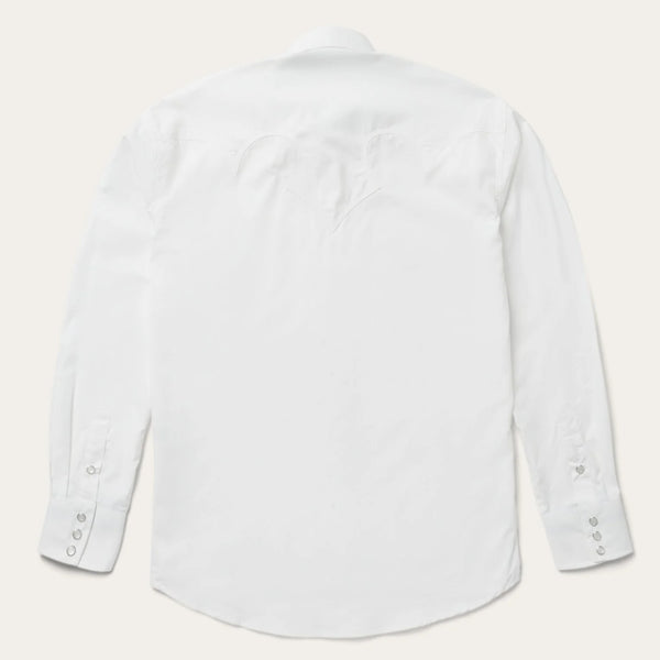 Stetson Classic Solid Poplin Shirt - Broken horn