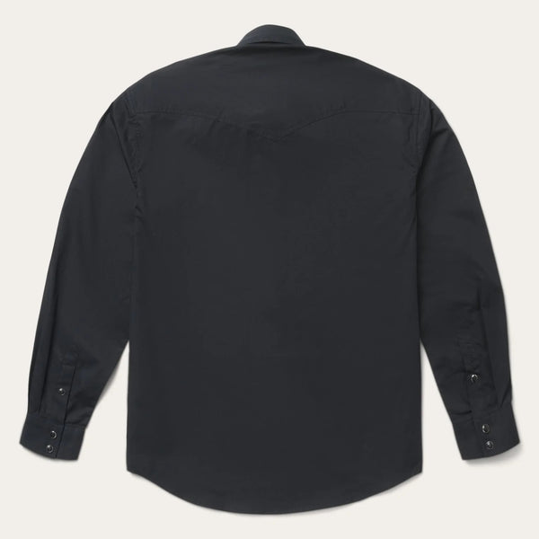 Stetson Classic Solid Poplin Shirt - Broken horn