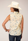 Roper Women Vintage Wheat Print - Broken horn