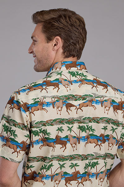 Roper Men's Tropical Horses - Broken horn