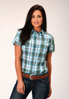 Roper Women Medow Plaid - Broken horn
