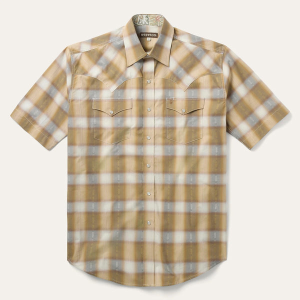 Stetson Gold Dust Plaid - Broken horn