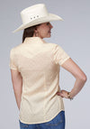 Roper Women Cream White Diamond Wallpaper - Broken horn
