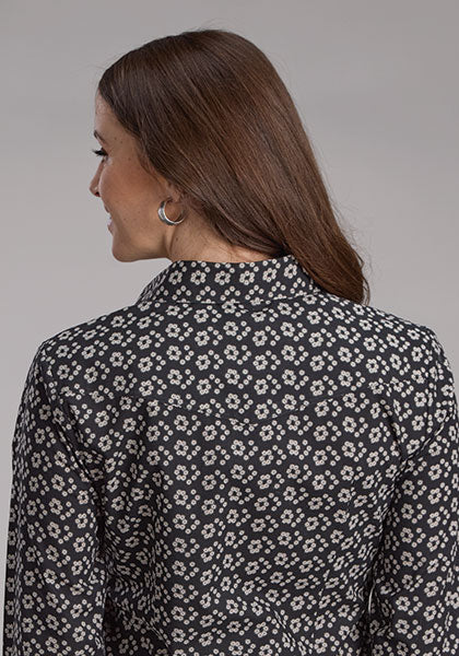 Roper Women Brown & Cream Floral - Broken horn