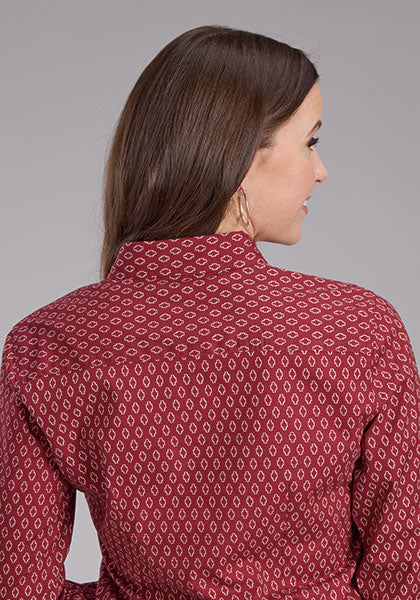 Roper Women Geo print Shirt - Broken horn