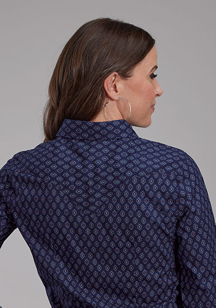 Roper Women's Aztec Print - Broken horn