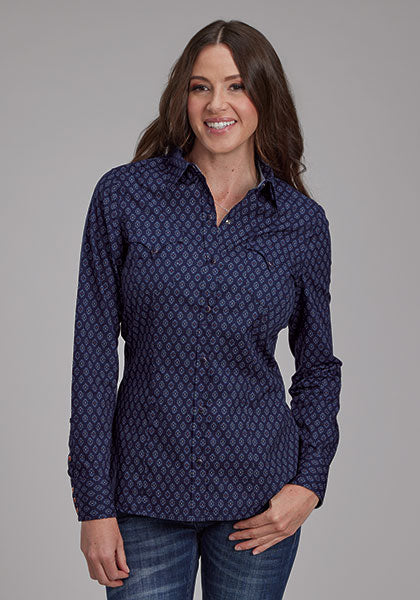 Roper Women's Aztec Print - Broken horn