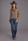 Stetson Women Sand Serape Shirt - Broken horn