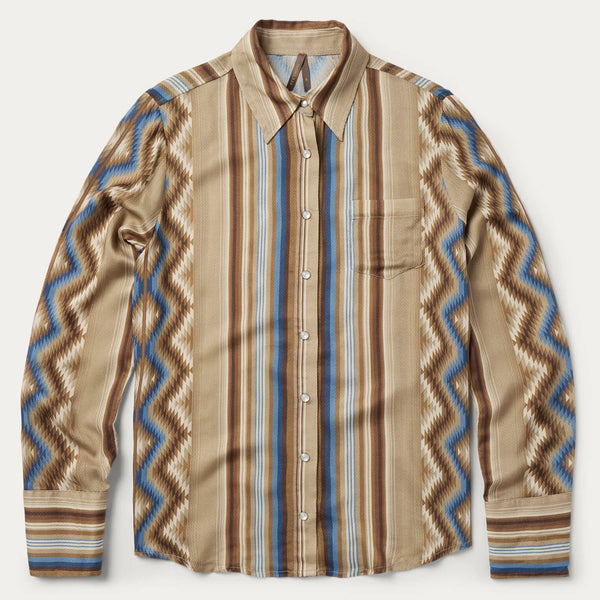 Stetson Women Sand Serape Shirt - Broken horn