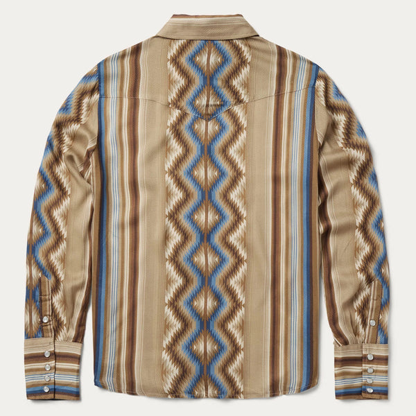 Stetson Women Sand Serape Shirt - Broken horn