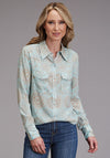 Stetson Women Shirt Mandala Print Rayon - Broken horn