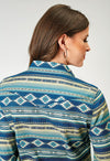 Roper Women Aztec Blanket Print - Broken horn