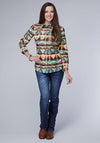 Roper Women Horizontal Aztec Serepe - Broken horn