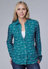 Roper Women Many Hat Printed Rayon - Broken horn