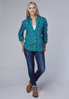 Roper Women Many Hat Printed Rayon - Broken horn