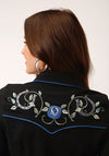 Roper Women Poly Spandex Twill Retro Shirt - Broken horn