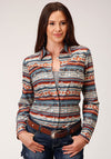 Roper Women Sandstone Aztec Print - Broken horn