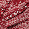 Stetson Women Print Rayon Bandana Patchwork - Red - Broken horn