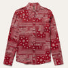Stetson Women Print Rayon Bandana Patchwork - Red - Broken horn