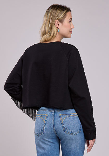 Roper Cotton Fleece Sweatshirt - Broken horn