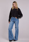 Roper Cotton Fleece Sweatshirt - Broken horn