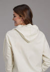 Roper Women Slouchie Cotton Hoodie - Broken horn