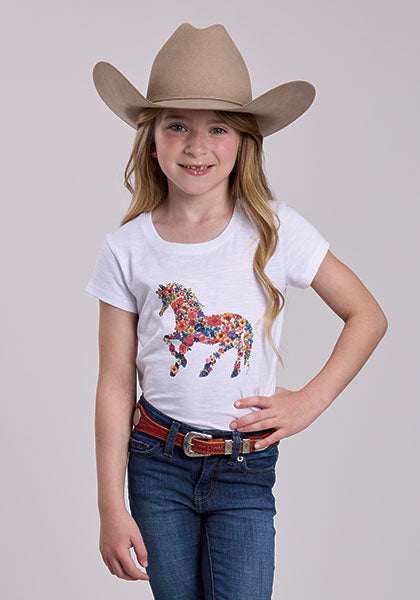 Roper Cotton Jersey Tee - Broken horn
