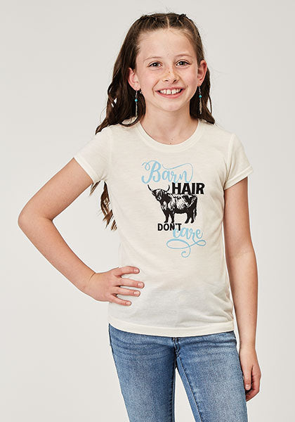 Roper Girls Knit Printed Knit Tee - Broken horn