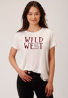 Roper Women Printed Knit - Broken horn
