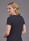 Stetson Women Quality Goods W/Horse Tee - Broken horn