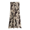 Satin Wild Western Animal Cow Print Skirt - Broken horn