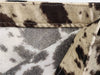 Satin Wild Western Animal Cow Print Skirt - Broken horn
