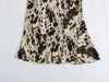 Satin Wild Western Animal Cow Print Skirt - Broken horn