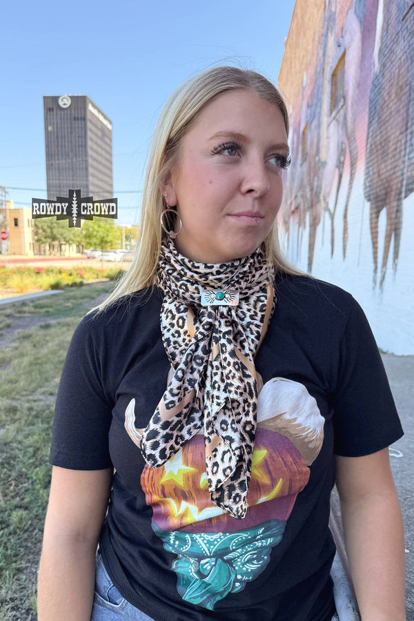 Liberty Leopard Wild Rag/ Scarf - Broken horn