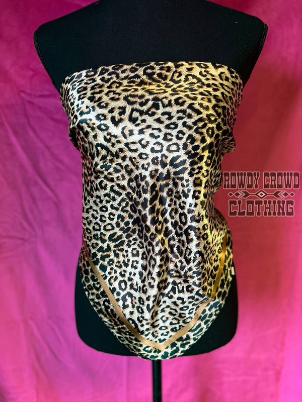 Liberty Leopard Wild Rag/ Scarf - Broken horn