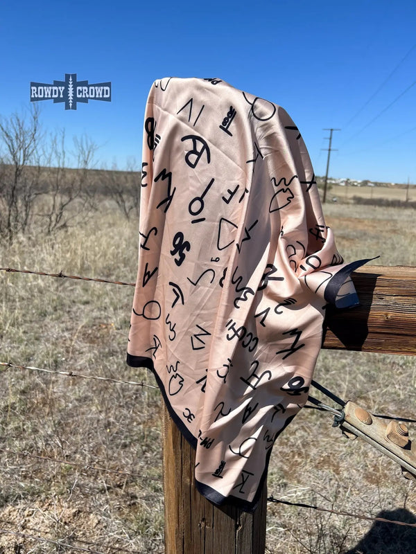 Small Hey Cowboy Wild Rag/Scraf - Broken horn