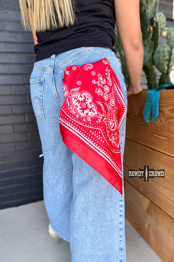 Buffalo Bandana Wild Rags - Small - Broken horn