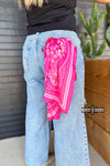 Buffalo Bandana Wild Rags - Small - Broken horn